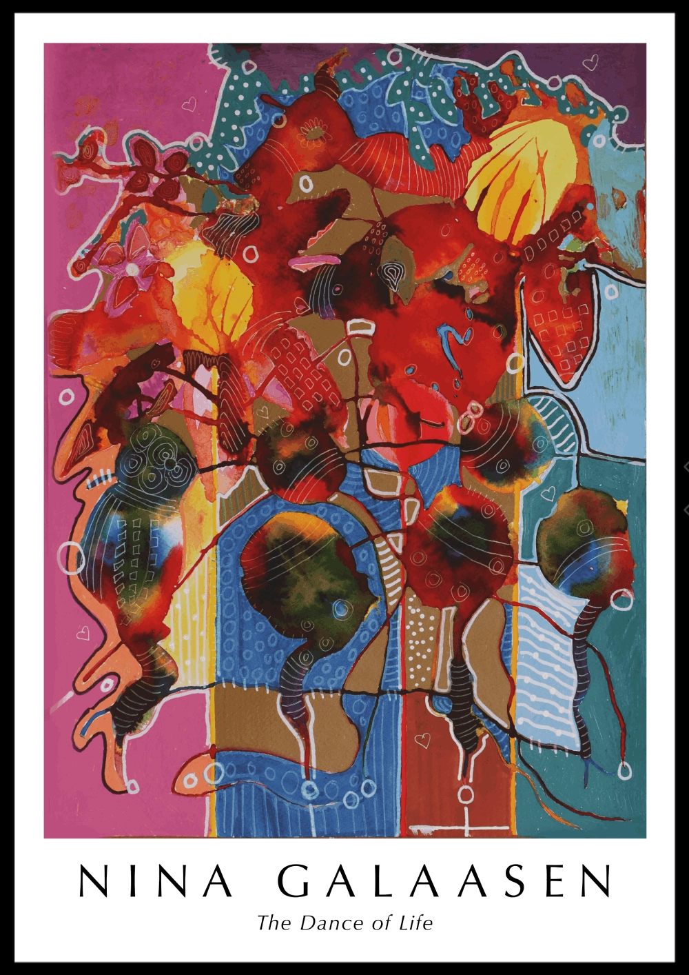 Plakaten The Dance of Life av Nina Galaasen